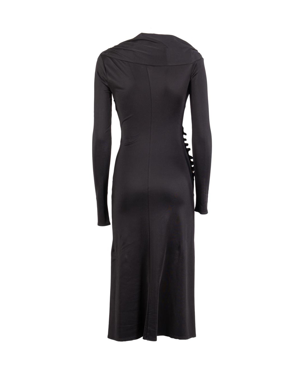 shop ELISABETTA FRANCHI  Abito: Elisabetta Franchi abito in jersey con bottoni gioiello.
Vestibilità aderente. Maniche lunghe e si distingue per lo scollo asimmetrico, drappeggio laterale. Lo spacco laterale.
Composizione: 96%Viscosa 04%Elastane.
Fabbricato in Italia.. AB82257E2-110 number 6881298